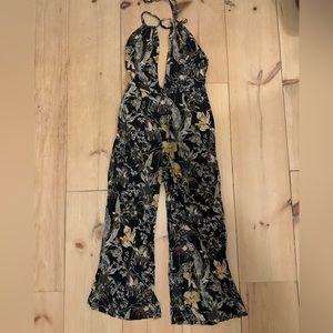 Free People Floral Jumpsuit